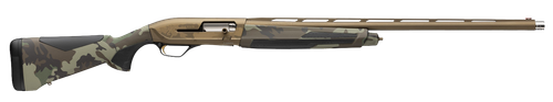Browning 011764205 Maxus II Wicked Wing 12 Gauge 3.5" 4+1 (2.75") 26", Burnt Bronze Barrel/Rec, Woodland Camo Furniture with Rubber Overmolded Grip Panels, Fiber Optic Sight