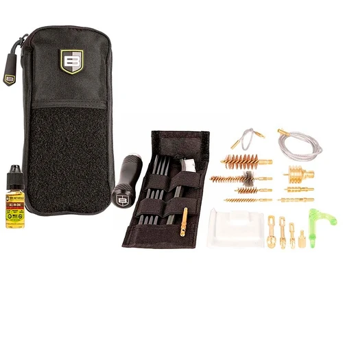 Badge Clean Kit 5.56/9MM 12GA Rod & Pullthru w/Po