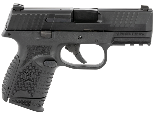 FN 66100816 509C  Steel Frame 9mm Luger 10+1, 3.70" Black Steel Barrel, Matte Black Serrated Stainless Steel Slide & Polymer Frame w/Picatinny Rail, Black Interchangeable Backstrap Grip, Ambidextrous