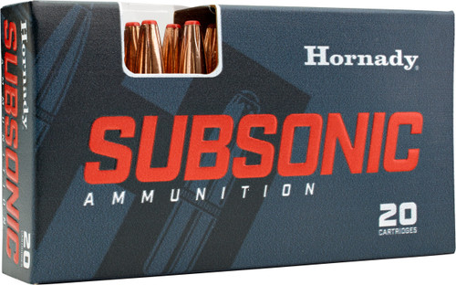 Hornady 91369 Subsonic Handgun 40S&W 180gr Hornady XTP Subsonic 20 Per Box/10 Case