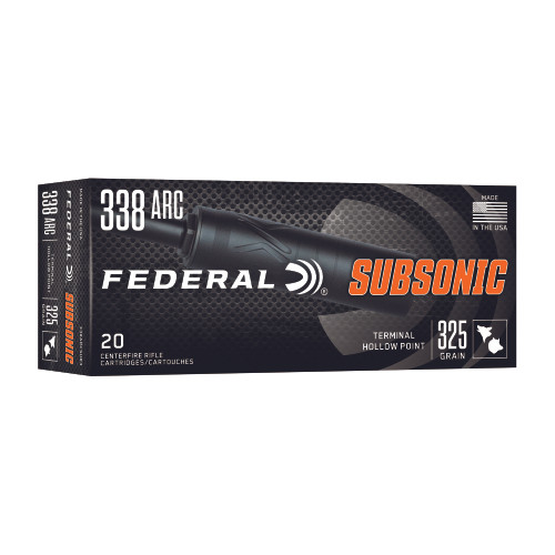 FED SUBSONIC 338ARC 325GR HP 20/200