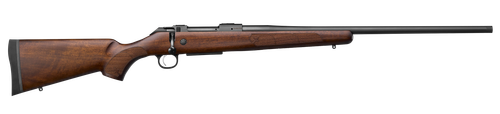 CZ-USA 07713 CZ 600 American ST2 6.5 Creedmoor 5+1 24" Threaded, Black Barrel/Rec, Walnut Stock, Adj. Trigger