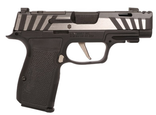 P365 AXG Equinox 9mm 3.1" OR NS SS/Blk 3/12rd