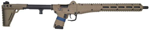 Kel-Tec SUB2K9GLKTAN10 SUB2000 Gen3 9mm Luger 10+1 16.15" Black Steel Threaded Barrel, Tan Picatinny Rail Aluminum Receiver, M-LOK Handguard, Tan Synthetic Folding Stock, Black Polymer Grip