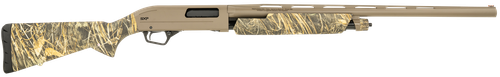 Winchester Repeating Arms 512432291 SXP Hybrid Hunter 12 Gauge 3.5" 4+1 (2.75") 26", FDE Barrel/Rec, Realtree Max-7 Furniture, Fiber Optic Sight, Includes 3 Invector-Plus Chokes