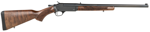 Henry H015450 Single Shot  450 Bushmaster Caliber with 1rd Capacity, 22" Barrel, Overall Blued Metal Finish & American Walnut Stock, Right Hand (Full Size)