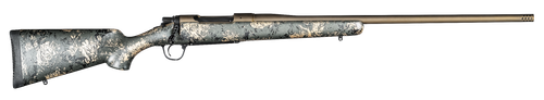 Christensen Arms 8010107900 Mesa FFT 7mm Rem Mag 3+1 22" Threaded Barrel, Burnt Bronze Cerakote, Green with Black/Tan Webbing Stock