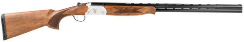 TriStar 33116 Trinity LT O/U 28 Gauge 28" 2rd 2.75" Silver Engraved Aluminum Rec Turkish Walnut Stock Right Hand (Full Size) Includes 5 MobilChoke