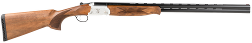 TriStar 33116 Trinity LT O/U 28 Gauge 28" 2rd 2.75" Silver Engraved Aluminum Rec Turkish Walnut Stock Right Hand (Full Size) Includes 5 MobilChoke