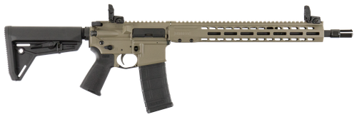 Barrett 17123 REC7 DI Carbine 5.56x45mm NATO 16" 30+1, FDE Rec, Black 6 Position Stock & Grip, Includes Flip-Up Sights