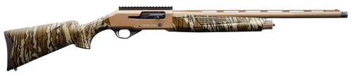 Charles Daly 930313 601  12 Gauge 4+1 3" 24" Vent Rib Barrel, Flat Dark Earth Aluminum Receiver, Mossy Oak Bottomland Synthetic Stock, Fiber Optic Front/Picatinny Rail Rear, Includes 3 Choke Tubes