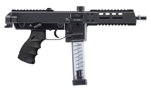B&T Firearms BT-440000-C-US KH9 Covert 9mm Luger 30+1 6" Black Barrel, Black Cerakote Aluminum/Polymer Picatinny Rail Receiver, Black Finger Grooved Grip, Ambidextrous