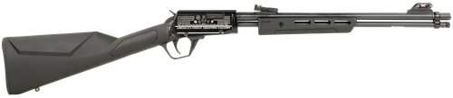 Rossi RP22181SYEN07 Gallery  Full Size 22LR 15+1, 18" Polished Black Steel Barrel, Polished Black w/Engraving Steel Receiver, Black Fixed Stock, Right Hand