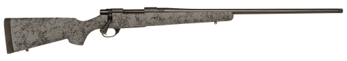 Howa HHS45531 M1500 HS Precision 6.5 PRC 3+1 24" Threaded Barrel, Black Steel Receiver, Gray w/Black Webbing HS Precision Synthetic Stock
