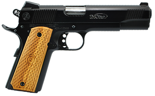 TriStar 85614 American Classic II 1911 9mm Luger 9+1, 5" Stainless Steel Barrel, Blued Serrated Steel Slide, Blued Steel Frame w/Beavertail, Wood Grip