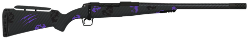 Fierce Firearms ROGM308WIN20BP Mini Rogue  308 Win 4+1 20" Hand Lapped/Match Grade Barrel, Black Cerakote Steel Receiver, Purple Camo Mini Rogue w/Adj Comb & Picatinny Rail Carbon Fiber Stock