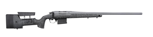 Bergara Rifles BPR2065MCHB Premier HMR Pro 6.5 Creedmoor 5+1 24" Heavy/Threaded Barrel, Tactical Gray Cerakote, Black with Gray Fleck Stock