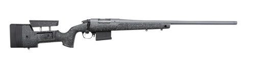 Bergara Rifles BPR2065MCHB Premier HMR Pro 6.5 Creedmoor 5+1 24" Heavy/Threaded Barrel, Tactical Gray Cerakote, Black with Gray Fleck Stock