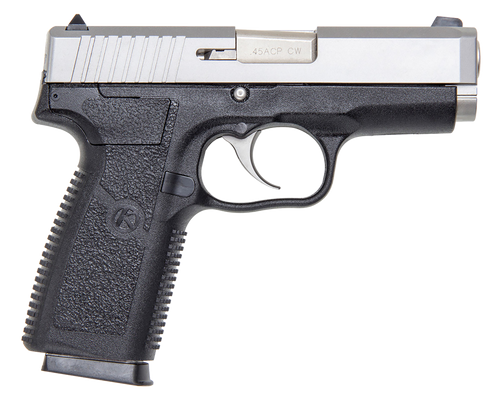 Kahr Arms CW4543 CW  45 ACP Caliber with 3.60" Barrel, 6+1 Capacity, Black Finish Frame, Serrated Matte Stainless Steel Slide & Textured Polymer Grip