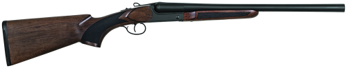 Charles Daly 930391 500 Coach 20 Gauge Break Open 3" 2rd 20" Black Side By Side Barrel, Steel Receiver, Fixed w/Pistol Grip Checkered Walnut Walnut Stock
