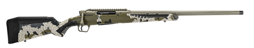 Savage Arms 57647 Impulse Big Game 6.5 Creedmoor 4+1 Hazel Green Cerakote 22" Threaded Barrel, KUIU Verde 2.0 Fixed AccuStock with AccuFit, Includes Detachable Box Mag