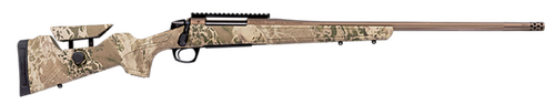 CVA CR3953 Cascade Long Range Hunter Full Size 308 Win 22" Smoked Bronze Cerakote Steel Threaded Barrel, Realtree Hillside Synthetic Stock