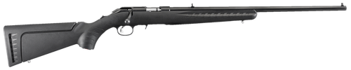 Ruger 8321 American Rimfire  Full Size 22 WMR 9+1 22" Satin Blued Alloy Steel Barrel, Drilled & Tapped Receiver, Black Synthetic Adj LOP Stock, Right Hand