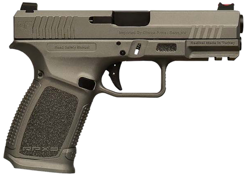 Gforce Arms GFRPX3C9TGF Exodus  9mm Luger 15+1 4.02" Black Steel Barrel, Tactical Gray Cerakote Serrated Steel Slide, Tactical Gray Polymer Frame w/Accessory Rail, Textured Grip