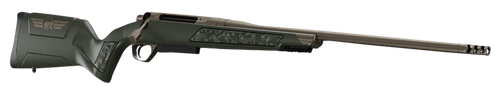 Christensen Arms 8011500400 Evoke  Full Size 270 Win 4+1 22" Burnt Bronze Cerakote #4 Contour Threaded Barrel, Gray w/Bronze Logo Hybrid Hunter w/Picatinny Rail Synthetic Stock