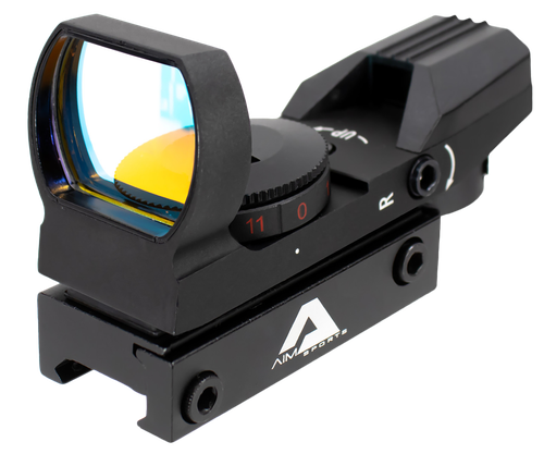 Aim Sports RT401 Reflex Sight Classic Edition Matte Black 1x34mm Red Multi Reticle