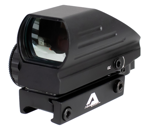 Aim Sports RT406C Reflex Sight Classic II Edition Matte Black 1x33mm Red/Green Multi Reticle