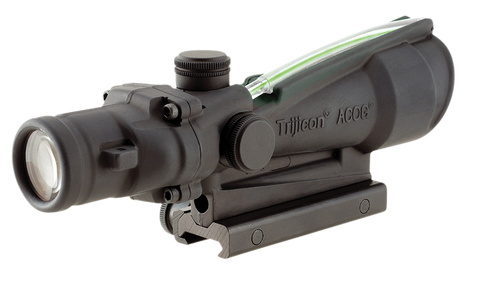 Trijicon 100161 ACOG  Black Hardcoat Anodized 3.5x35mm Illuminated Green Crosshair .308/7.62 BDC Reticle