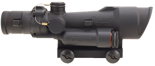 Trijicon 100496 ACOG  OD Green 3.5x, 35mm 30mm-35mm Tube Illuminated Green LED Crosshair .223/5.56 BDC Reticle