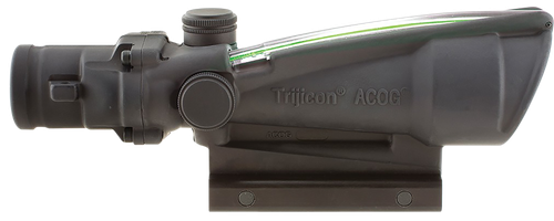 Trijicon 100416 ACOG  Matte Black 3.5x35mm Illuminated Green Crosshair 300 Blk BDC Reticle