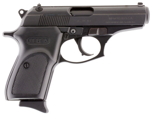 Bersa T380M8 Thunder  Micro-Compact Frame 380 ACP 8+1, 3.50" Black Steel Barrel, Matte Black Serrated Steel Slide & Aluminum Frame