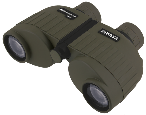Steiner 2033 Military-Marine  8x30mm Porro Prism, Sports-Auto Focus, OD Green Makrolon w/Rubber Armor