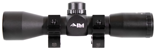 Aim Sports JTM432B Tactical Compact Black Anodized 4x 32mm 1" Tube Mil-Dot Reticle