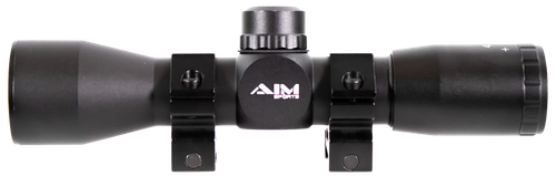Aim Sports JTM432B Tactical Compact Black Anodized 4x 32mm 1" Tube Mil-Dot Reticle