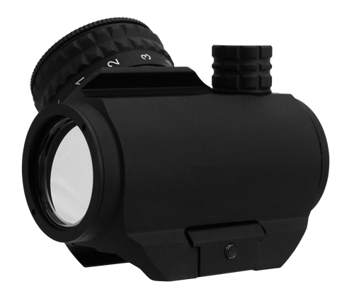 TacFire RD010 Reflex Sight  Black Anodized 1 x 20 mm 4 MOA Red/Green Dot