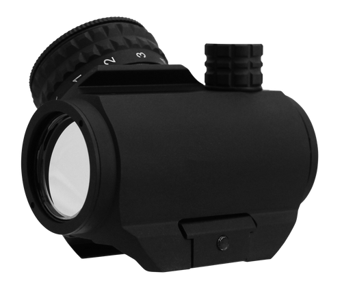 TacFire RD010 Reflex Sight  Black Anodized 1 x 20 mm 4 MOA Red/Green Dot
