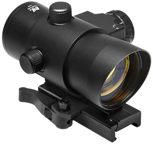 NcStar DLB140R 40mm Red Dot with Red Laser  Black Anodized 1 x 3 MOA Red Dot