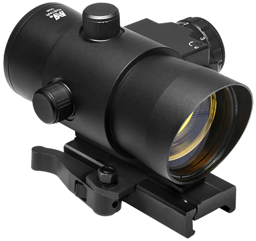 NcStar DLB140R 40mm Red Dot with Red Laser  Black Anodized 1 x 3 MOA Red Dot