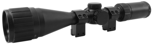 BSA AIR412X44A Outlook  Matte Black 4-12x44mm AO 1" Tube Illuminated Red/Green Mil-Dot Reticle