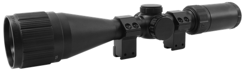 BSA AIR412X44A Outlook  Matte Black 4-12x44mm AO 1" Tube Illuminated Red/Green Mil-Dot Reticle
