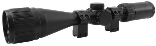 BSA AIR412X44A Outlook  Matte Black 4-12x44mm AO 1" Tube Illuminated Red/Green Mil-Dot Reticle