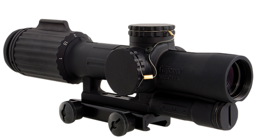 Trijicon 1600001 VCOG  Black Hardcoat Anodized 1-6x 24mm LED Red Segmented Circle w/Crosshair 223 77gr Reticle