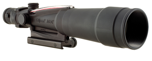 Trijicon 100173 ACOG  Black Hardcoat Anodized 5.5x50mm Illuminated Red Chevron .223/5.56 BDC Reticle