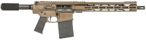 Diamondback DB1222C071 DB10  308 Win 20+1 13.50", Midnight Bronze, Carbon Lower, 9" M-LOK Handguard, Black Padded Buffer Tube/Magpul Grip