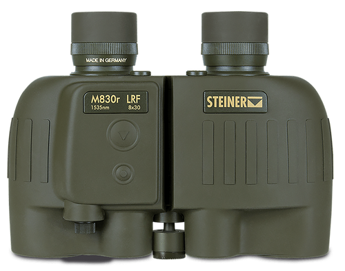 Steiner 2681 M830r LRF 1535 8x30mm Floating Prism, Sports-Auto Focus, OD Green Makrolon w/Rubber Armor Features Tripod Mount