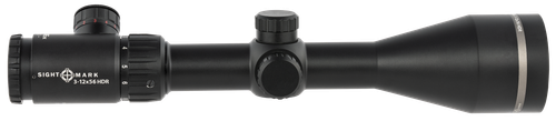 Sightmark SM13080HDR Core HX Black Hardcoat Anodized 3-12x56mm 30mm Tube Illuminated Red HDR Reticle